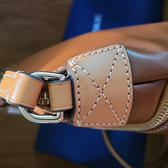 Dooney & Bourke Smooth Leather crossbody in Natural - Picture 6 of 16